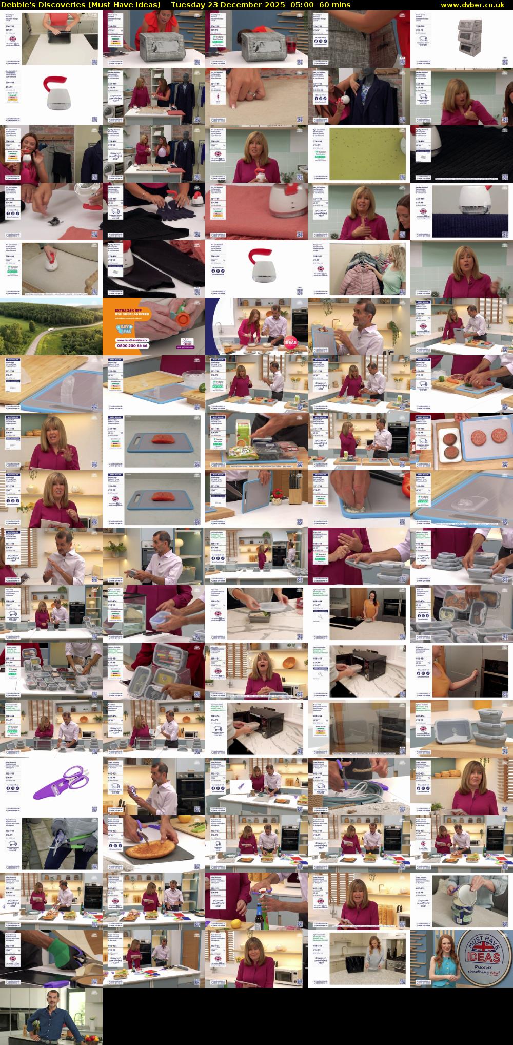 Debbie's Discoveries (Must Have Ideas) Tuesday 23 December 2025 05:00 - 06:00