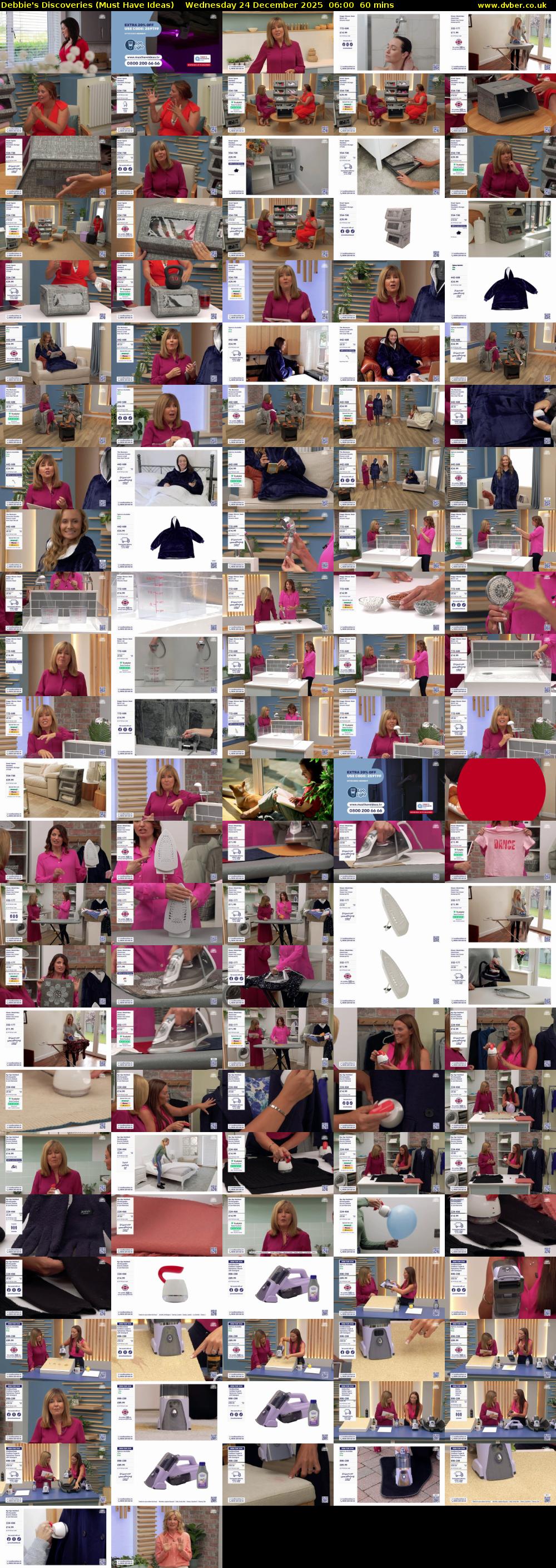 Debbie's Discoveries (Must Have Ideas) Wednesday 24 December 2025 06:00 - 07:00