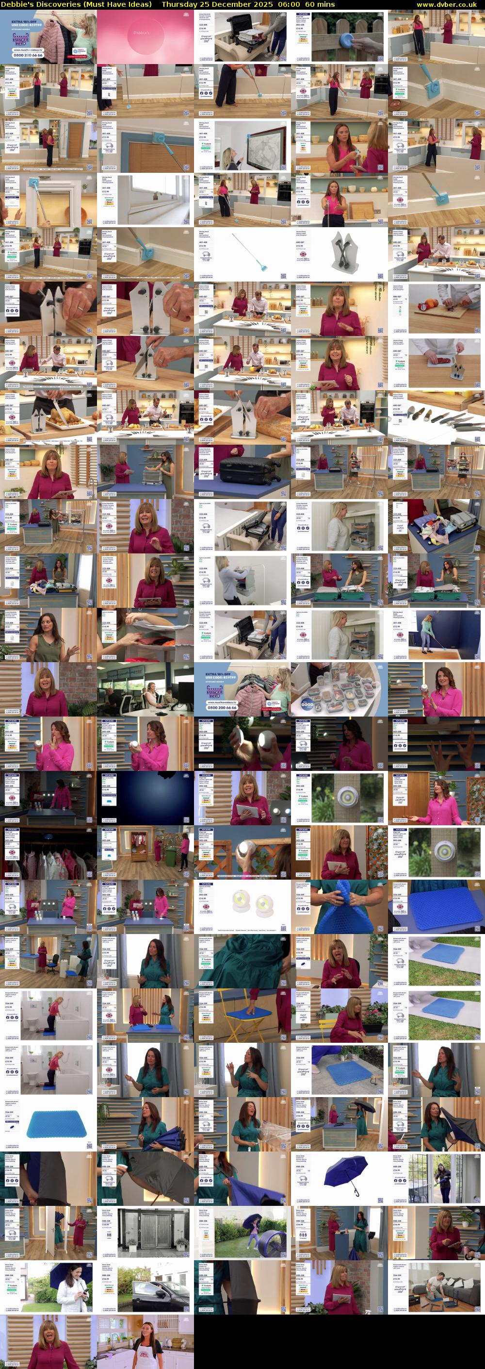 Debbie's Discoveries (Must Have Ideas) Thursday 25 December 2025 06:00 - 07:00