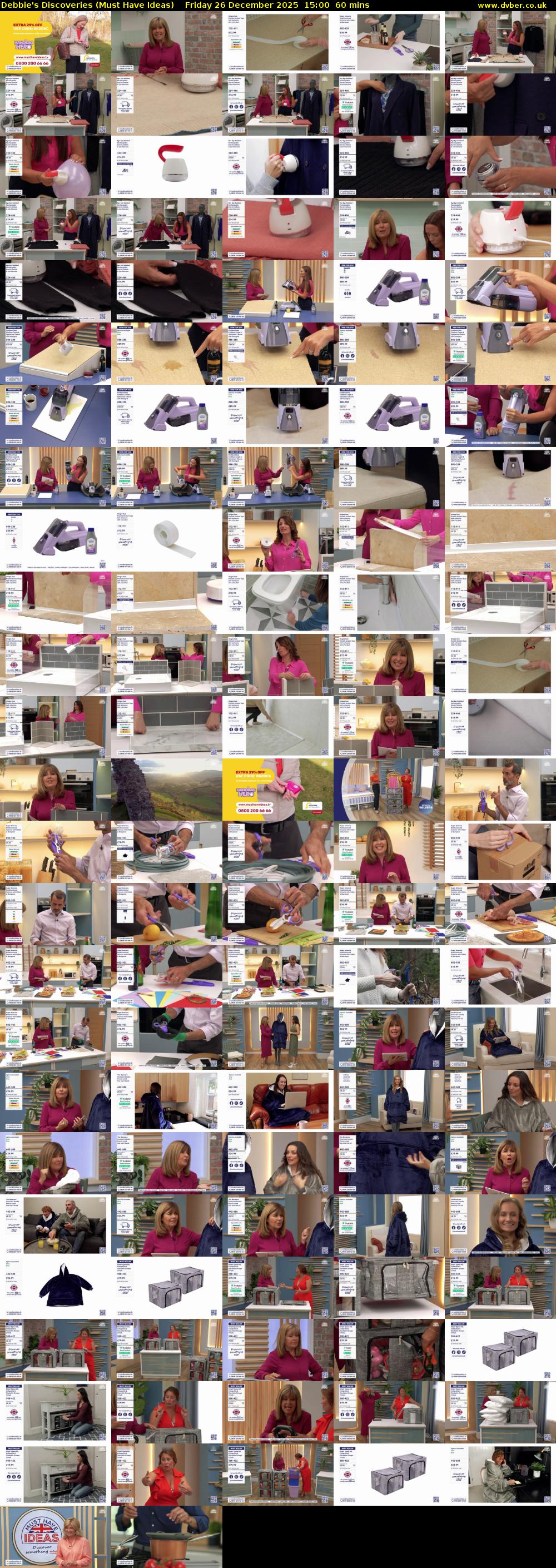 Debbie's Discoveries (Must Have Ideas) Friday 26 December 2025 15:00 - 16:00