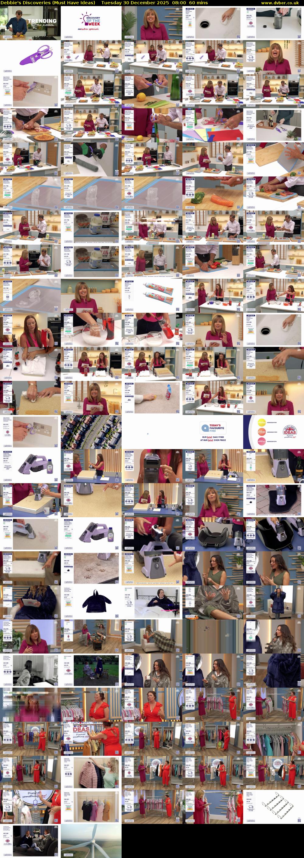 Debbie's Discoveries (Must Have Ideas) Tuesday 30 December 2025 08:00 - 09:00