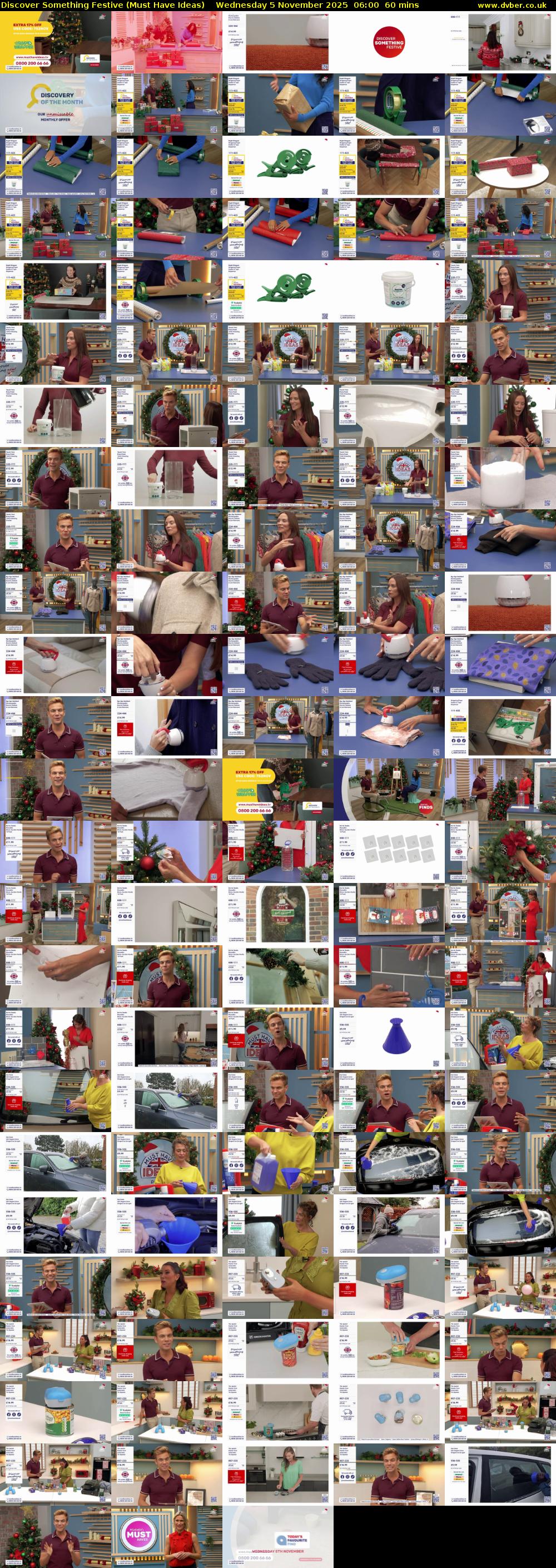 Discover Something Festive (Must Have Ideas) Wednesday 5 November 2025 06:00 - 07:00