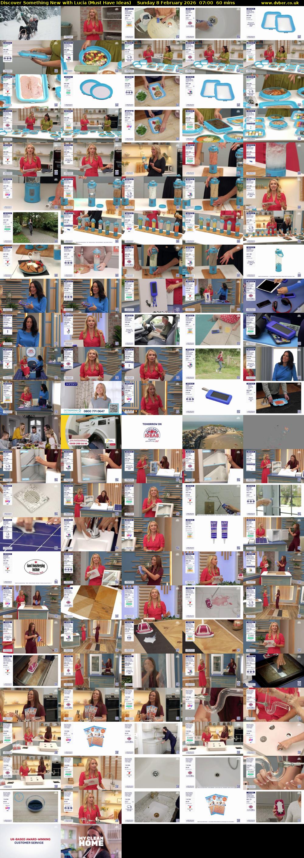 Discover Something New with Lucia (Must Have Ideas) Sunday 8 February 2026 07:00 - 08:00