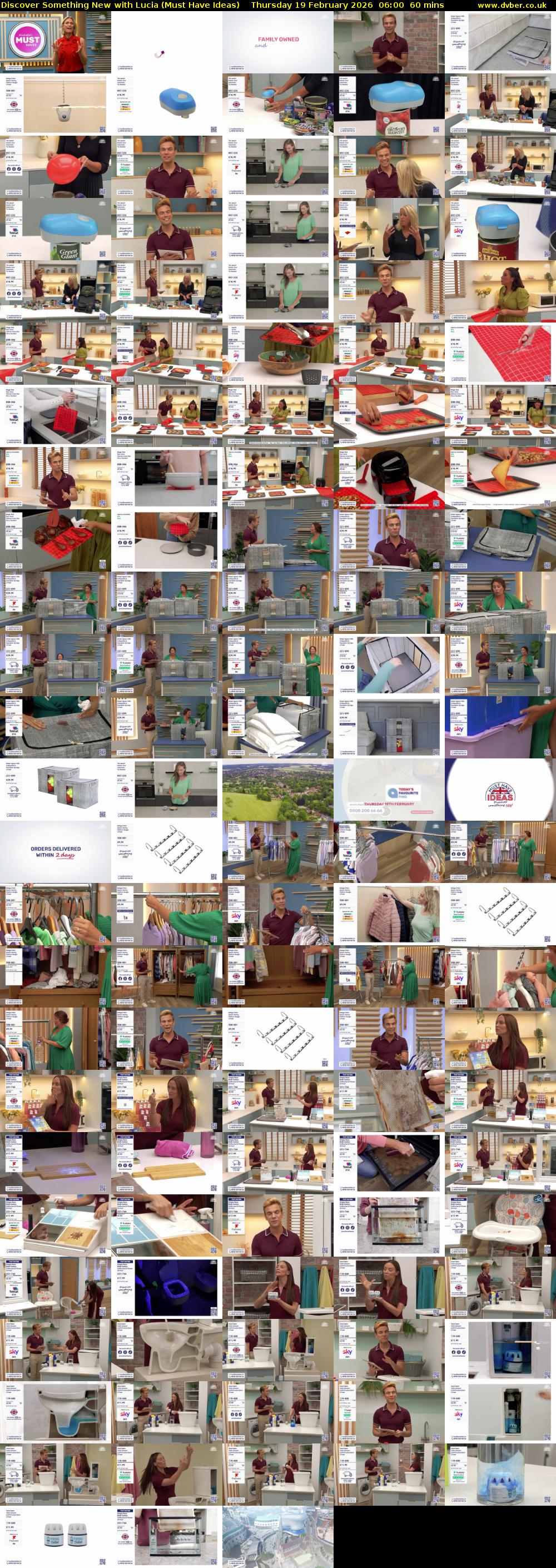 Discover Something New with Lucia (Must Have Ideas) Thursday 19 February 2026 06:00 - 07:00