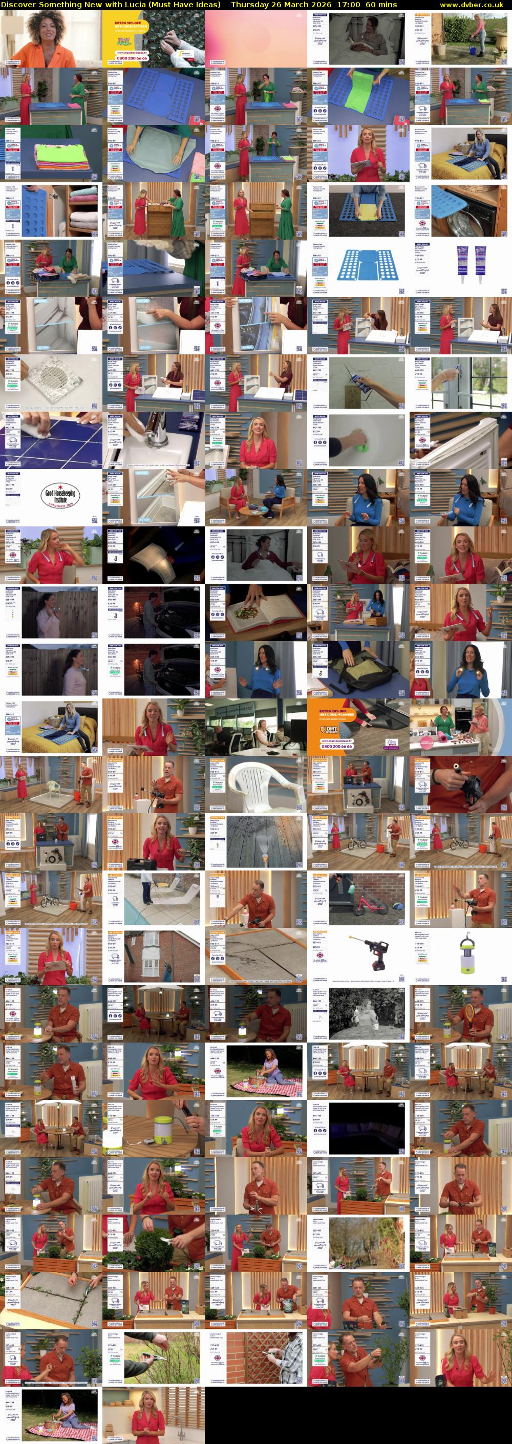 Discover Something New with Lucia (Must Have Ideas) Thursday 26 March 2026 17:00 - 18:00