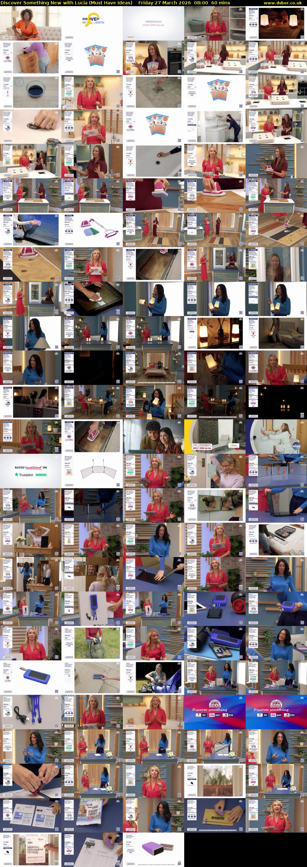 Discover Something New with Lucia (Must Have Ideas) Friday 27 March 2026 08:00 - 09:00