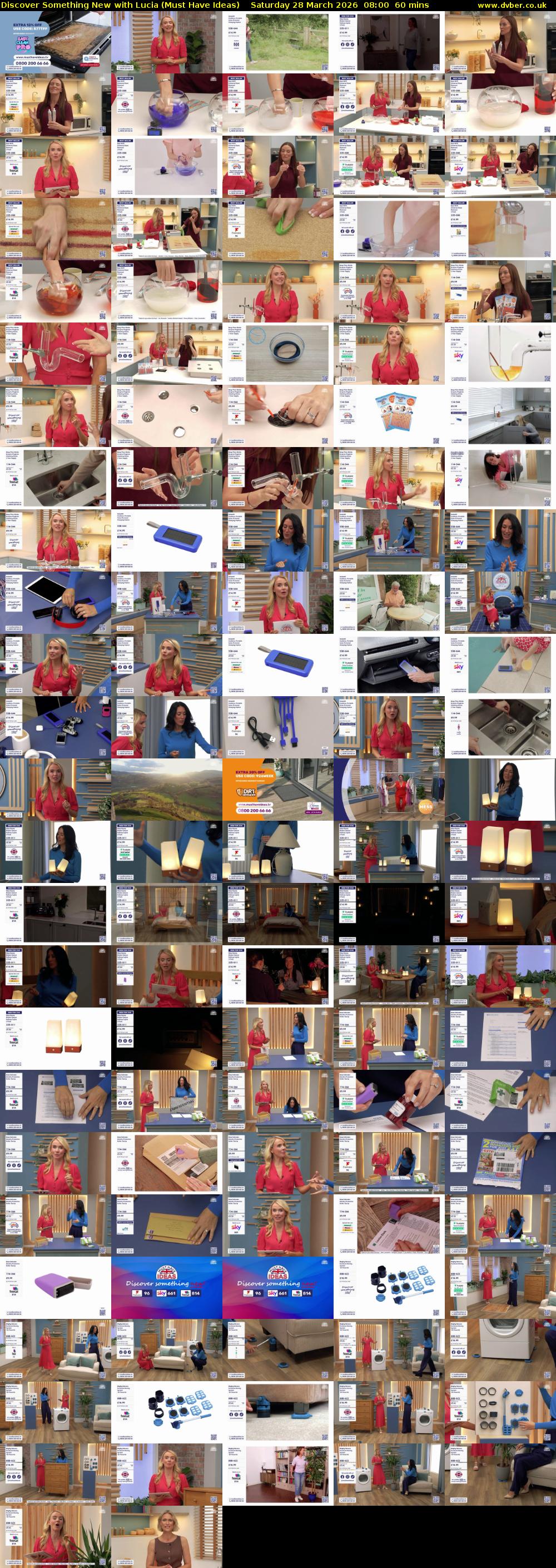 Discover Something New with Lucia (Must Have Ideas) Saturday 28 March 2026 08:00 - 09:00