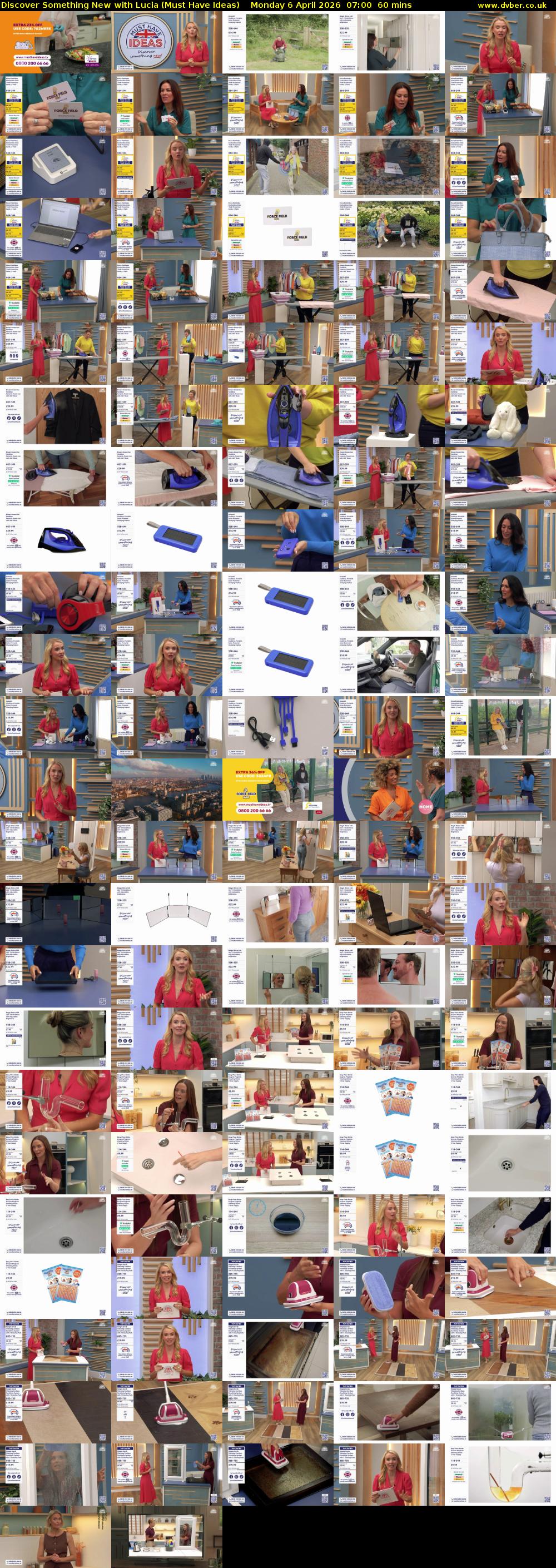 Discover Something New with Lucia (Must Have Ideas) Monday 6 April 2026 07:00 - 08:00