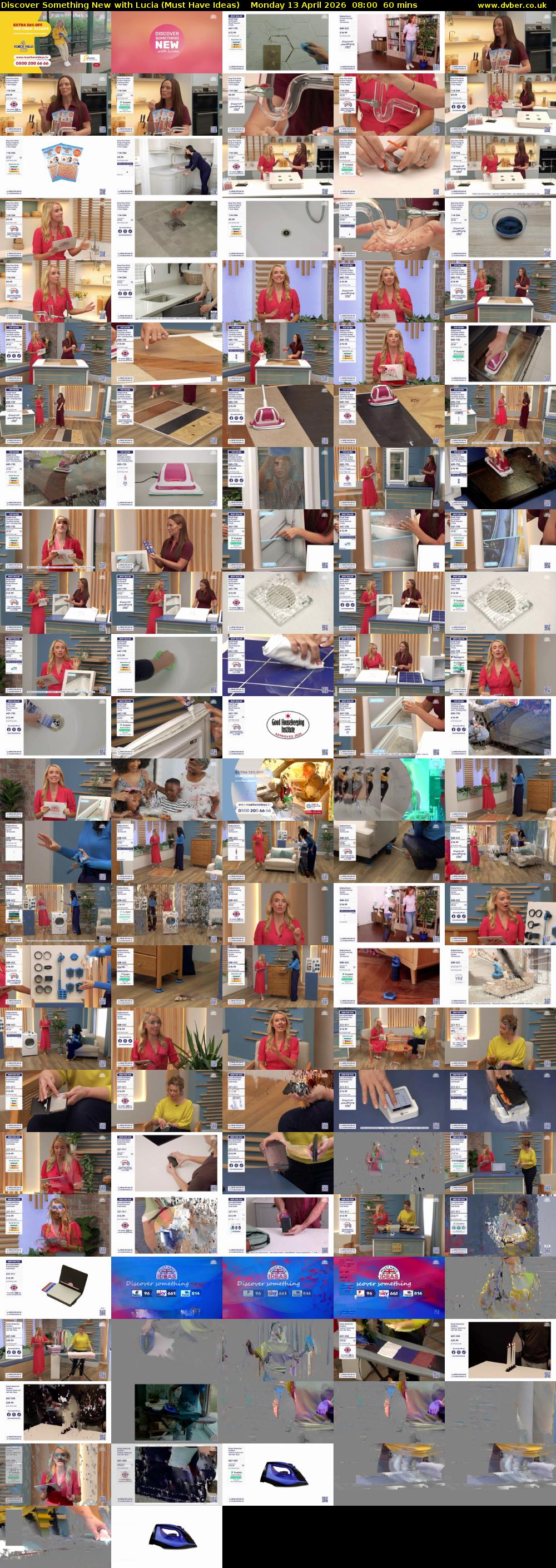 Discover Something New with Lucia (Must Have Ideas) Monday 13 April 2026 08:00 - 09:00