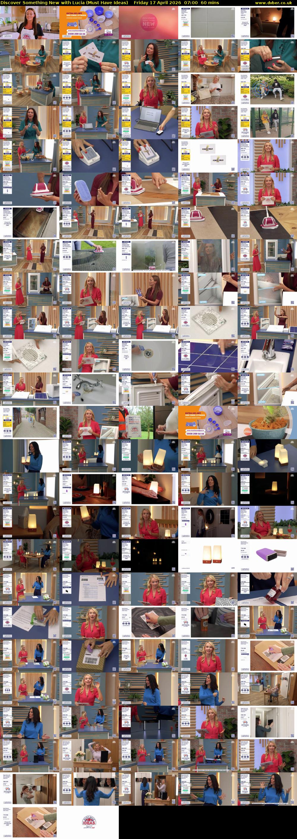 Discover Something New with Lucia (Must Have Ideas) Friday 17 April 2026 07:00 - 08:00