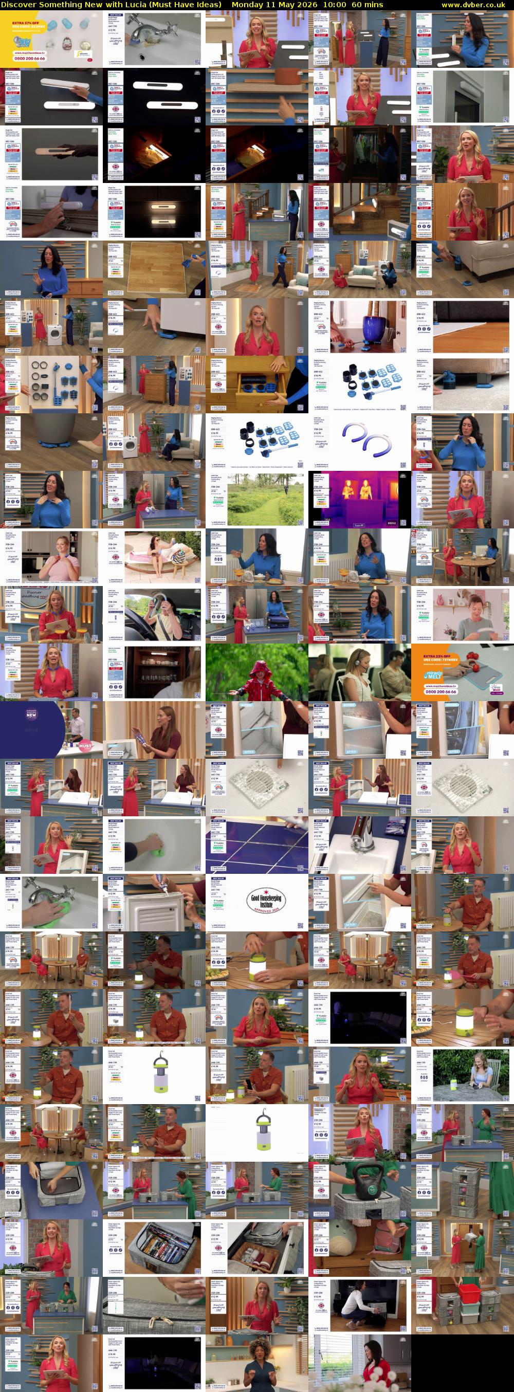 Discover Something New with Lucia (Must Have Ideas) Monday 11 May 2026 10:00 - 11:00