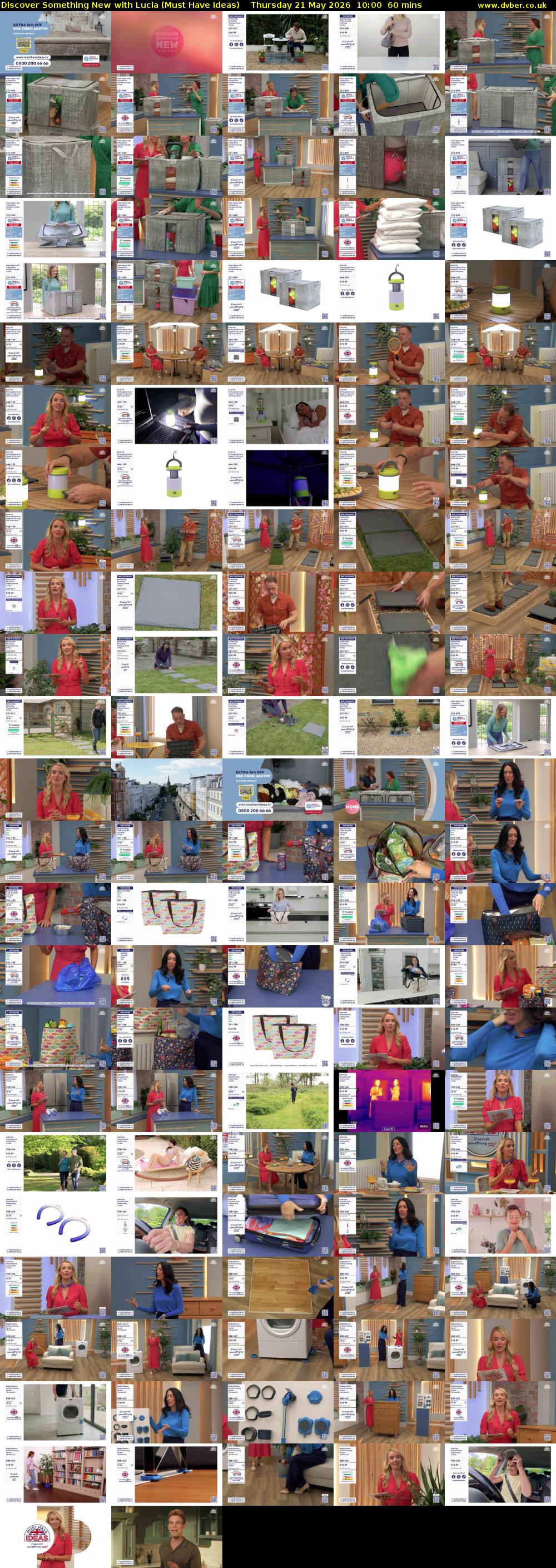 Discover Something New with Lucia (Must Have Ideas) Thursday 21 May 2026 10:00 - 11:00