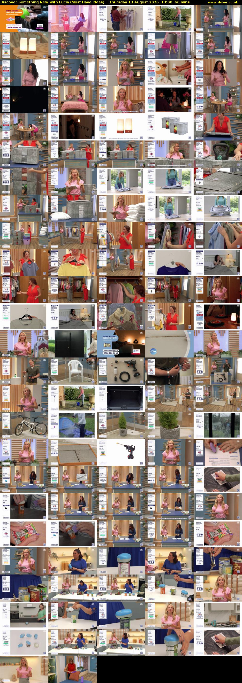 Discover Something New with Lucia (Must Have Ideas) Thursday 13 August 2026 13:00 - 14:00