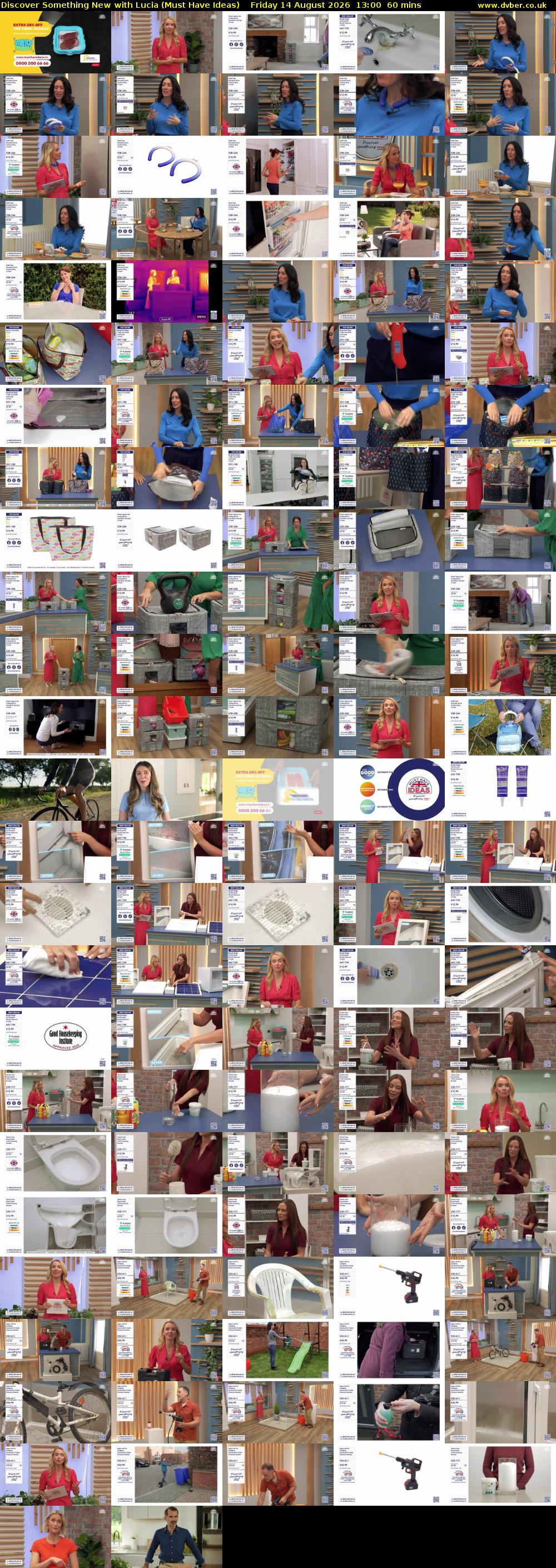Discover Something New with Lucia (Must Have Ideas) Friday 14 August 2026 13:00 - 14:00