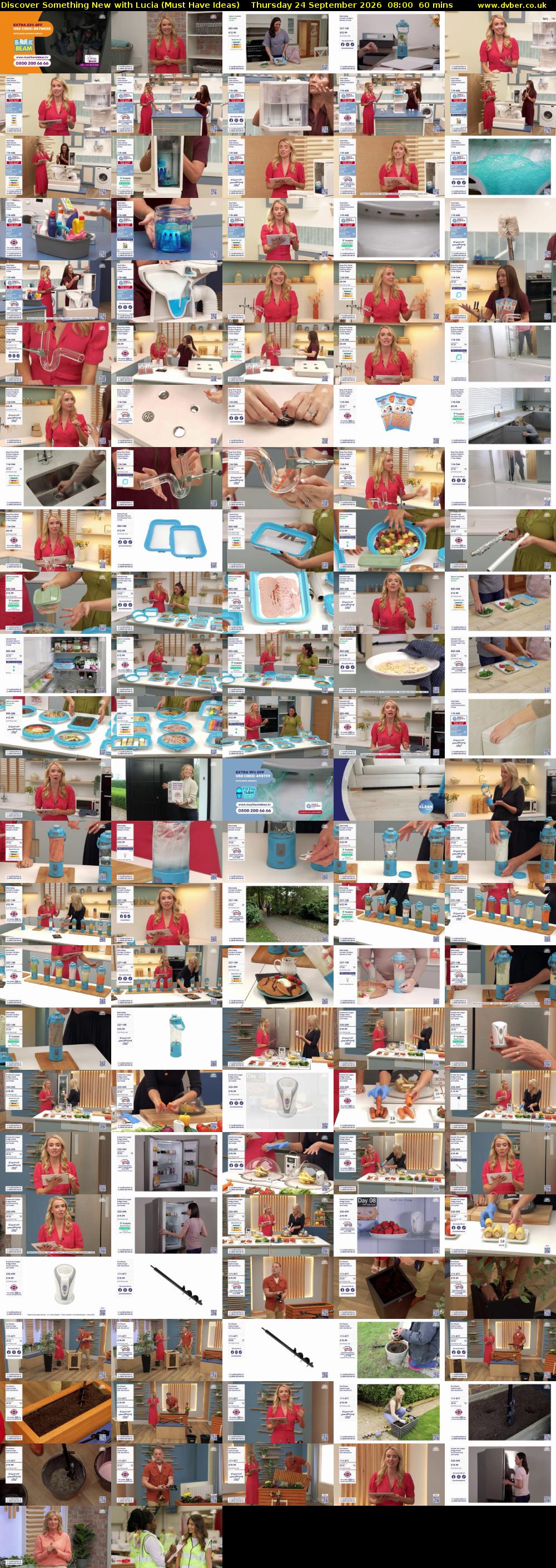 Discover Something New with Lucia (Must Have Ideas) Thursday 24 September 2026 08:00 - 09:00