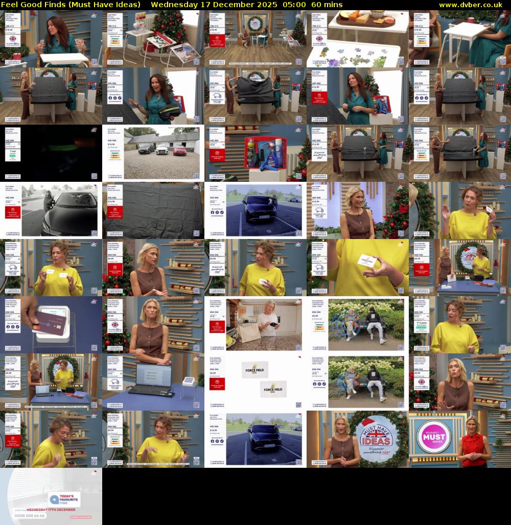 Feel Good Finds (Must Have Ideas) Wednesday 17 December 2025 05:00 - 06:00