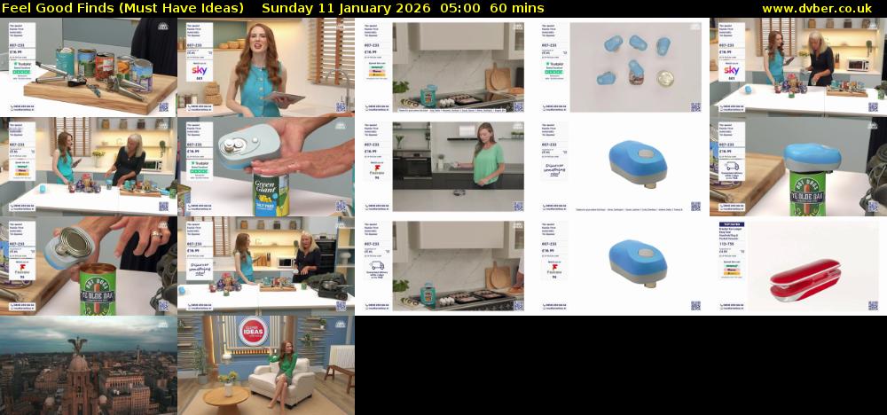 Feel Good Finds (Must Have Ideas) Sunday 11 January 2026 05:00 - 06:00