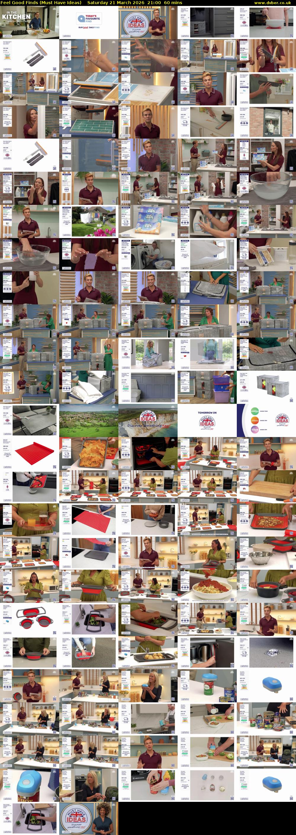 Feel Good Finds (Must Have Ideas) Saturday 21 March 2026 21:00 - 22:00