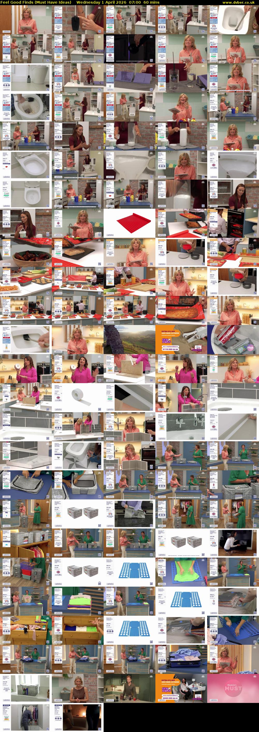 Feel Good Finds (Must Have Ideas) Wednesday 1 April 2026 07:00 - 08:00