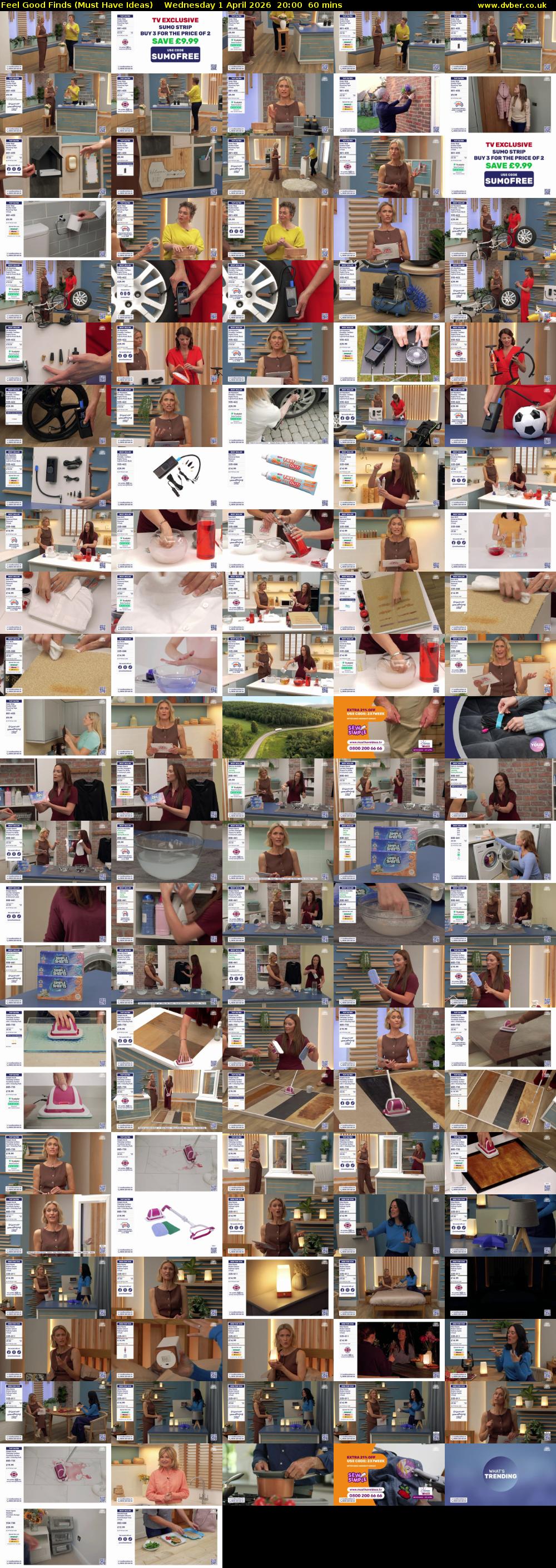 Feel Good Finds (Must Have Ideas) Wednesday 1 April 2026 20:00 - 21:00