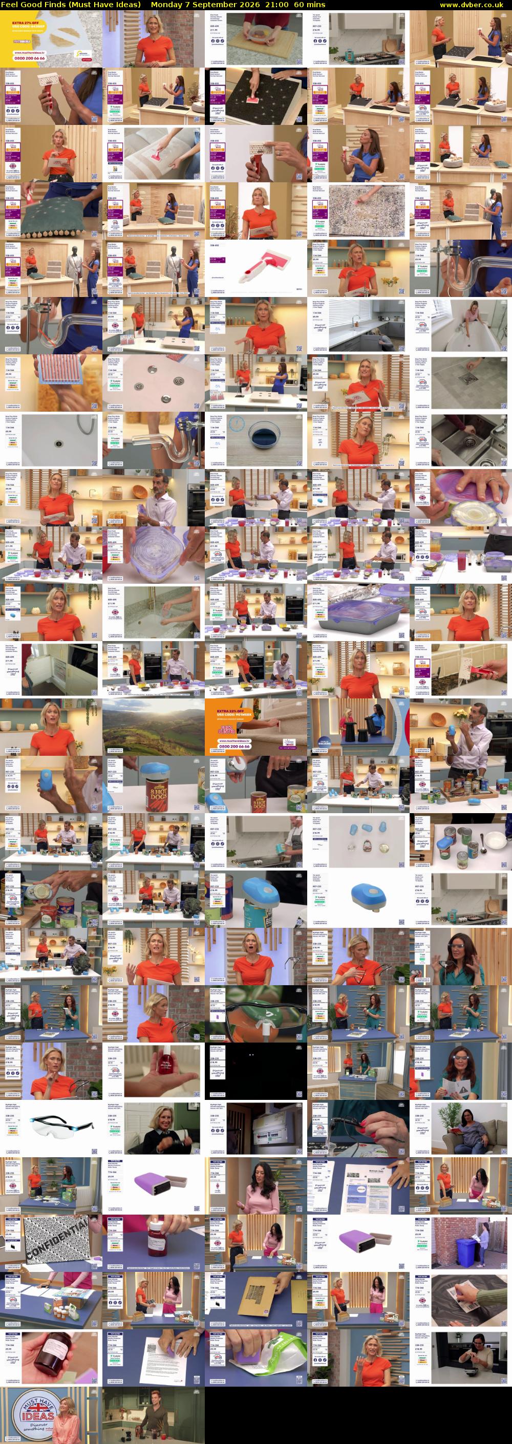 Feel Good Finds (Must Have Ideas) Monday 7 September 2026 21:00 - 22:00