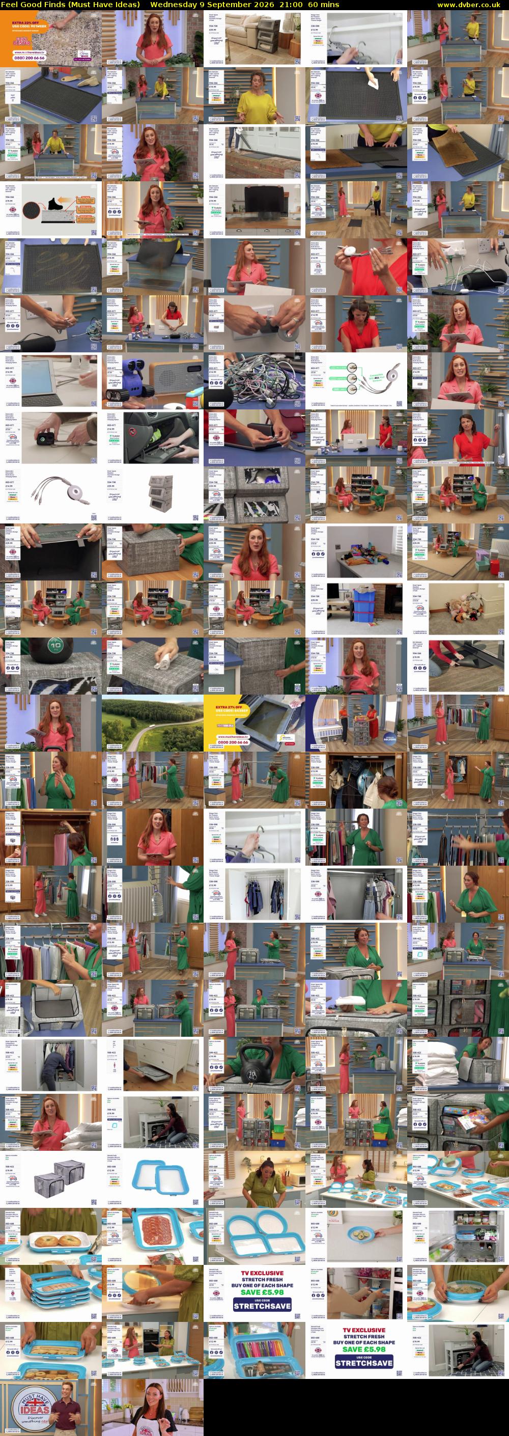 Feel Good Finds (Must Have Ideas) Wednesday 9 September 2026 21:00 - 22:00