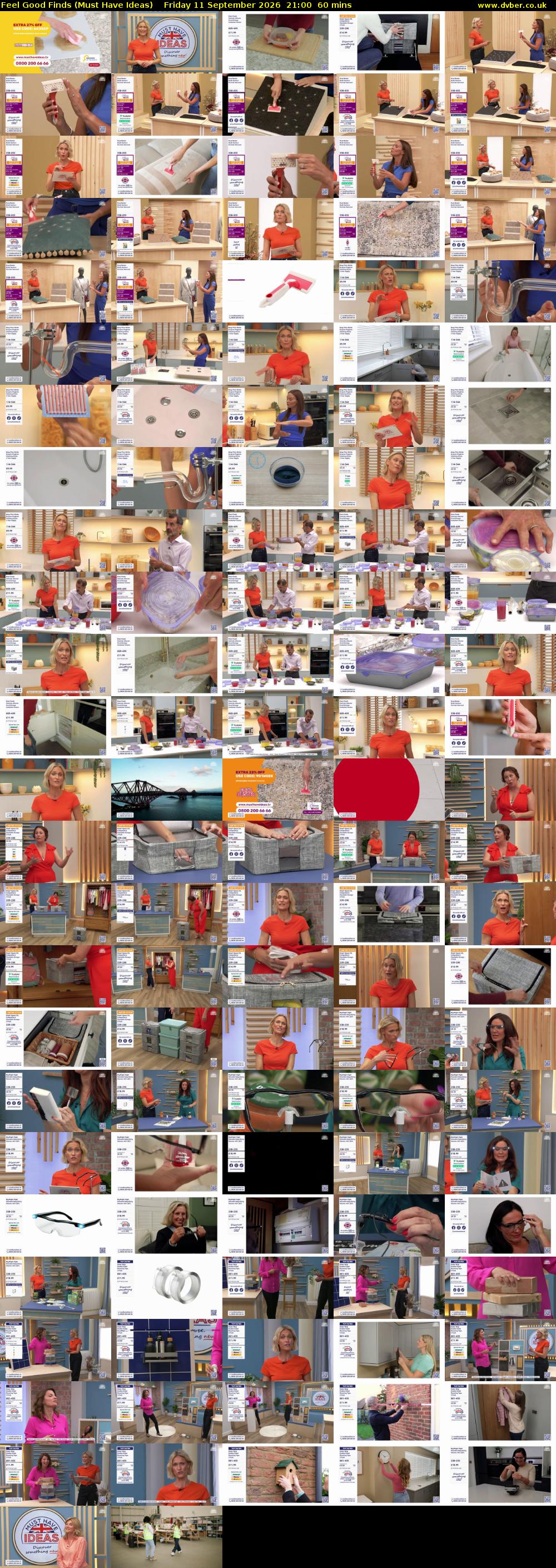 Feel Good Finds (Must Have Ideas) Friday 11 September 2026 21:00 - 22:00