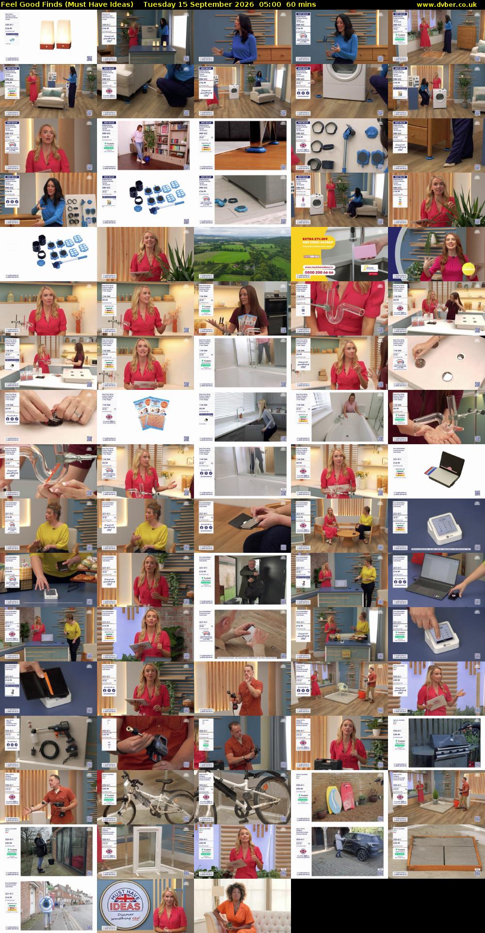 Feel Good Finds (Must Have Ideas) Tuesday 15 September 2026 05:00 - 06:00