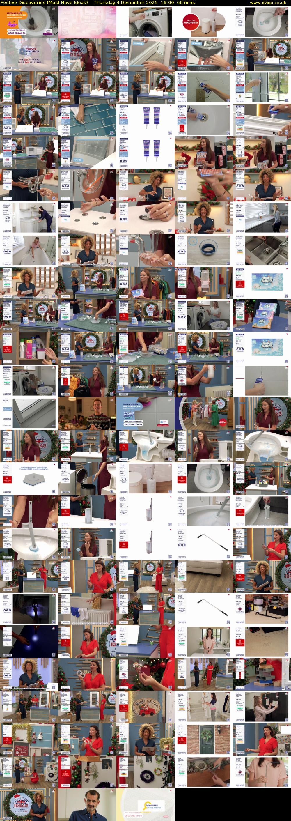 Festive Discoveries (Must Have Ideas) Thursday 4 December 2025 16:00 - 17:00