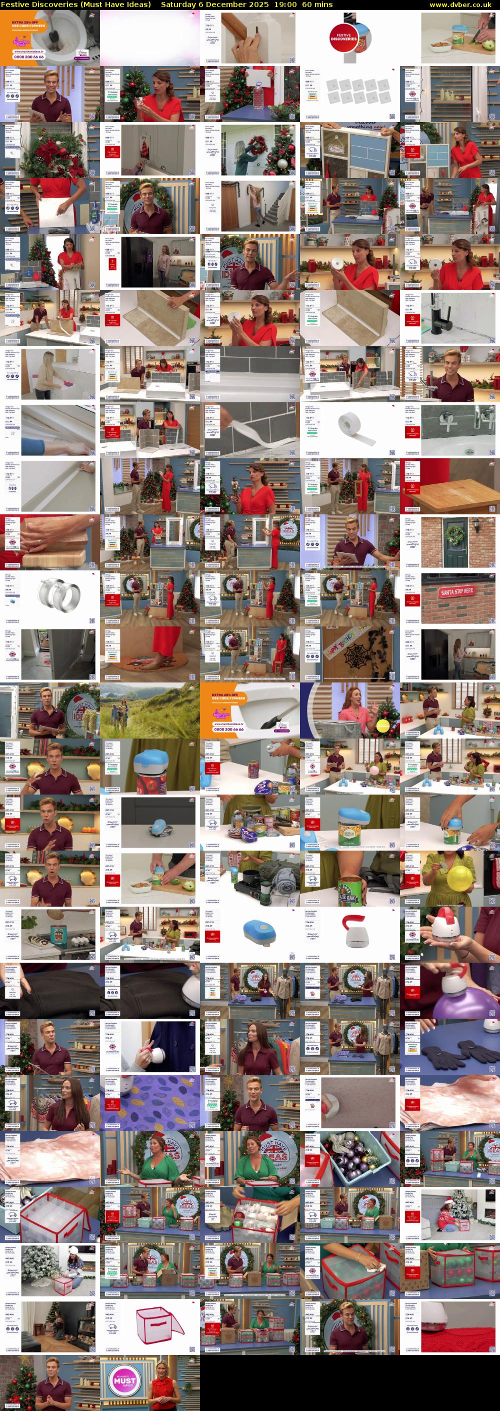 Festive Discoveries (Must Have Ideas) Saturday 6 December 2025 19:00 - 20:00