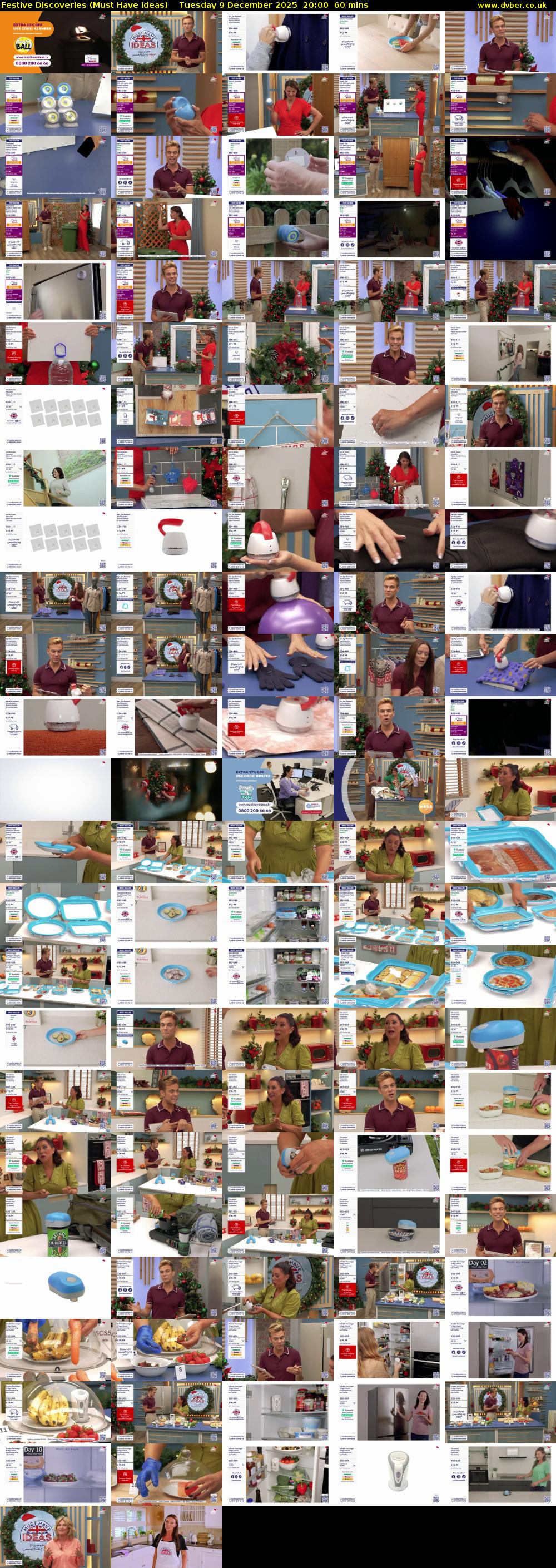 Festive Discoveries (Must Have Ideas) Tuesday 9 December 2025 20:00 - 21:00