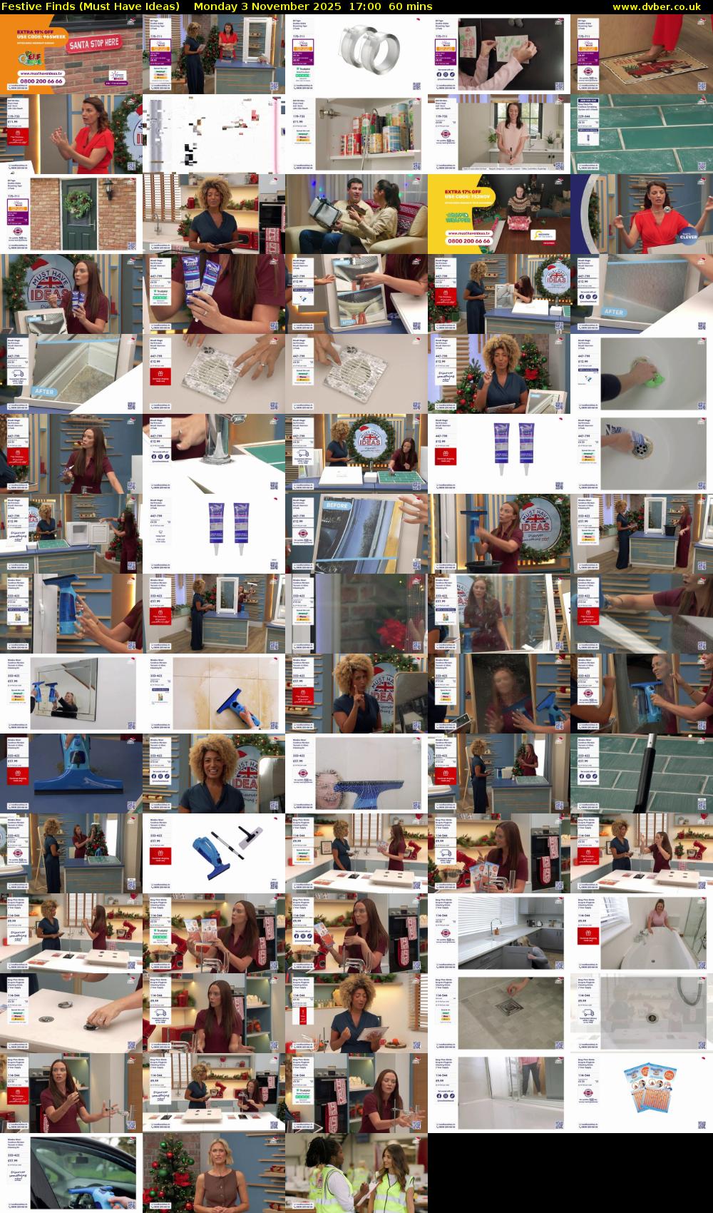 Festive Finds (Must Have Ideas) Monday 3 November 2025 17:00 - 18:00