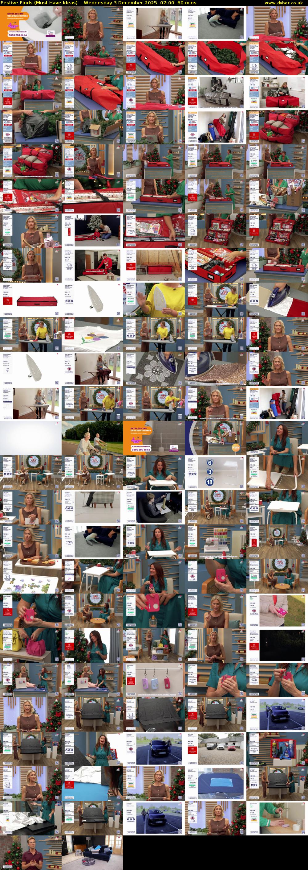 Festive Finds (Must Have Ideas) Wednesday 3 December 2025 07:00 - 08:00