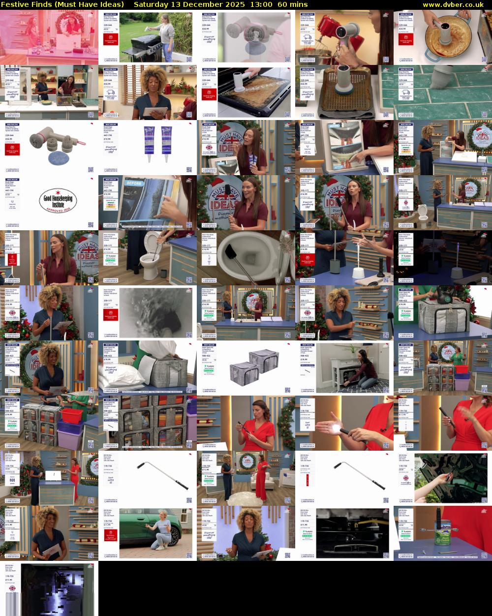 Festive Finds (Must Have Ideas) Saturday 13 December 2025 13:00 - 14:00