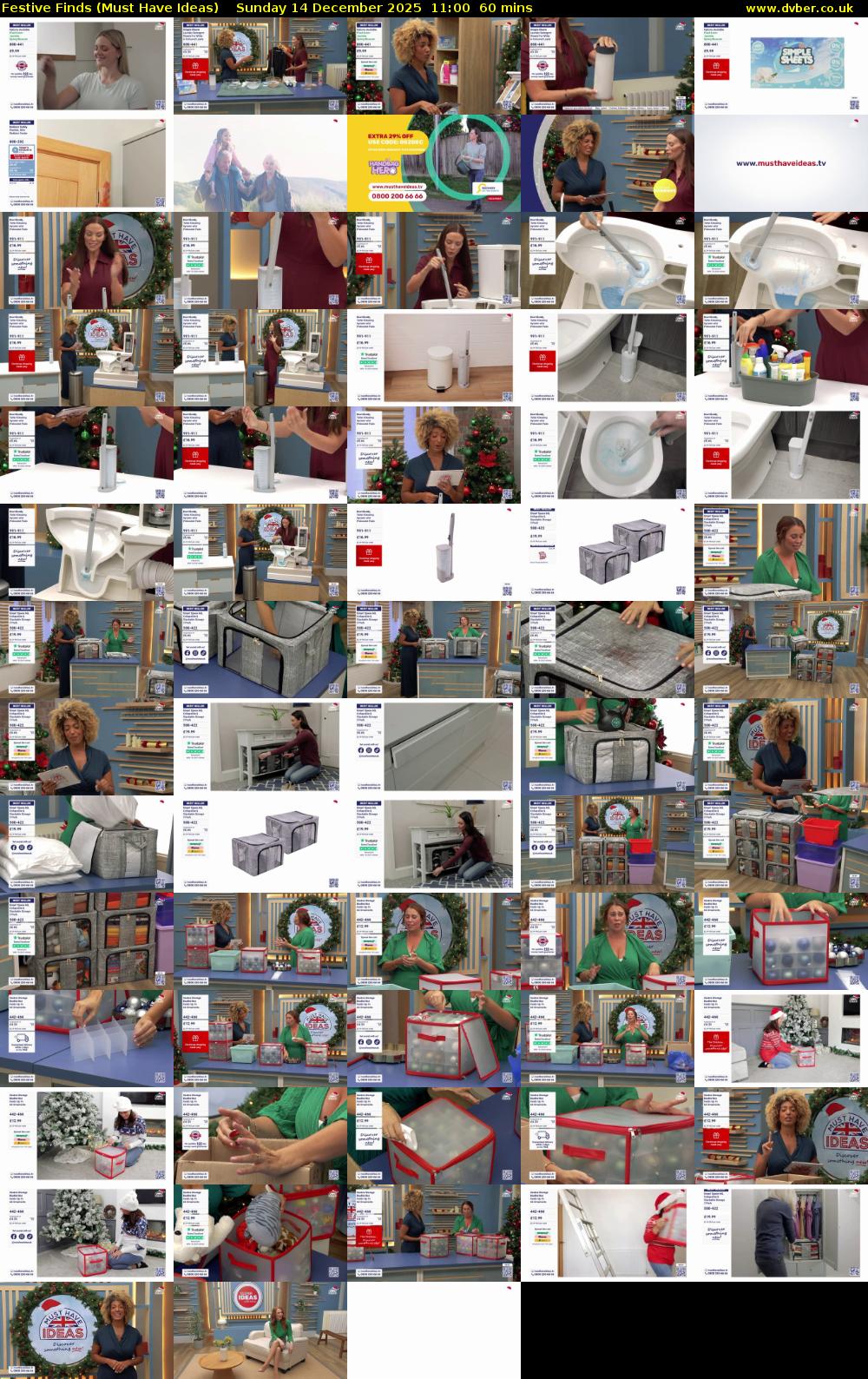 Festive Finds (Must Have Ideas) Sunday 14 December 2025 11:00 - 12:00