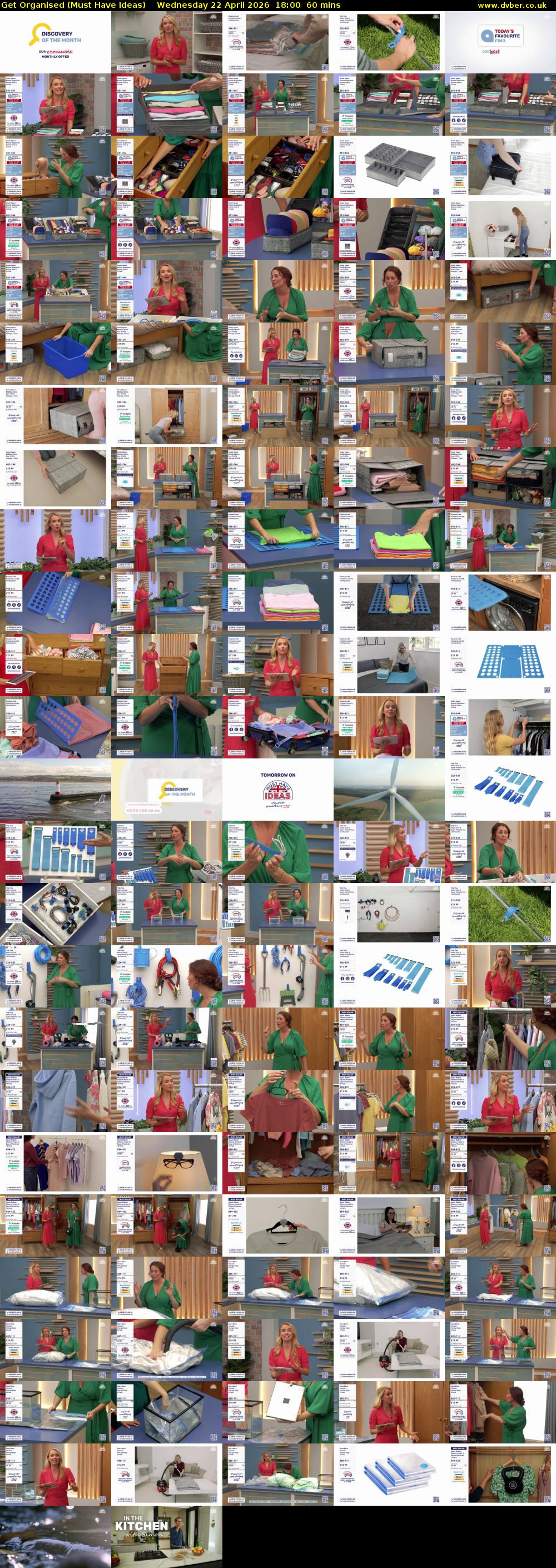 Get Organised (Must Have Ideas) Wednesday 22 April 2026 18:00 - 19:00