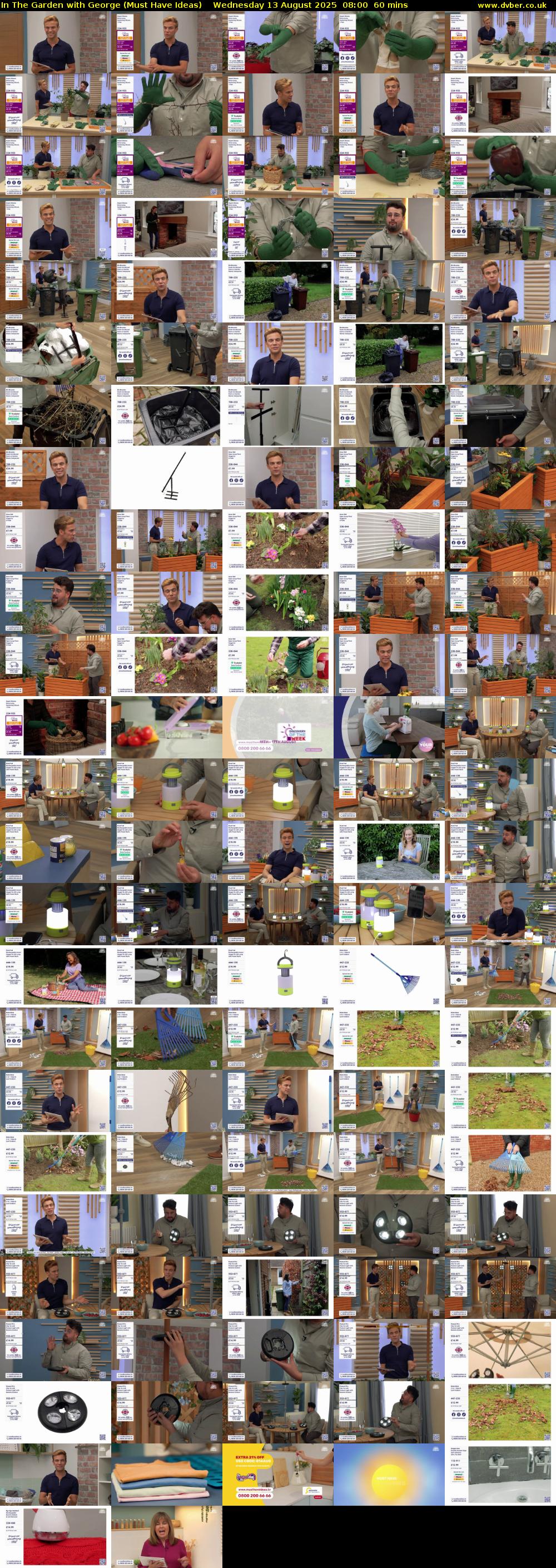 In The Garden with George (Must Have Ideas) Wednesday 13 August 2025 08:00 - 09:00