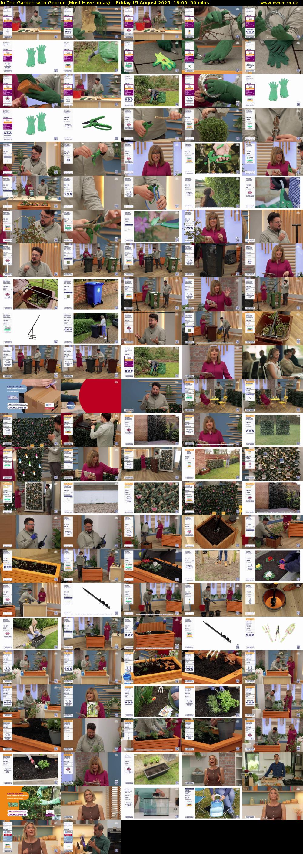 In The Garden with George (Must Have Ideas) Friday 15 August 2025 18:00 - 19:00