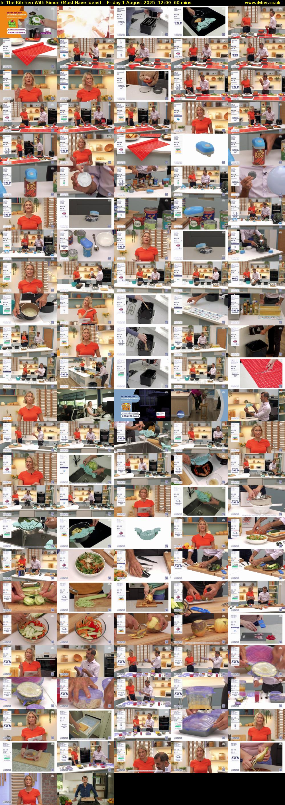 In The Kitchen With Simon (Must Have Ideas) Friday 1 August 2025 12:00 - 13:00