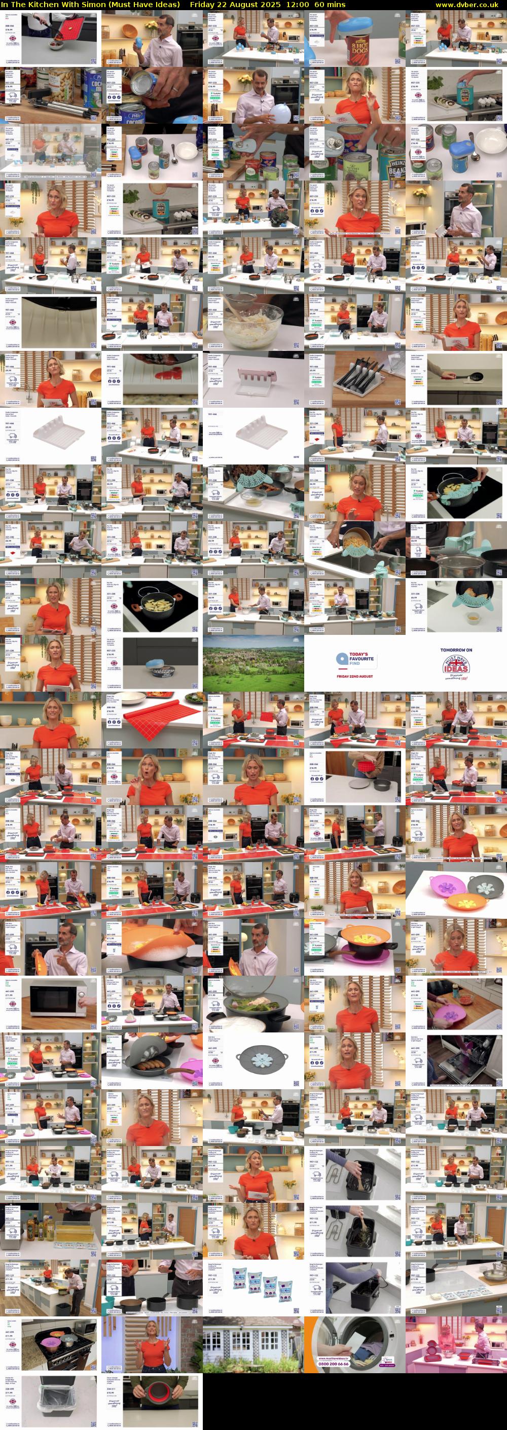In The Kitchen With Simon (Must Have Ideas) Friday 22 August 2025 12:00 - 13:00