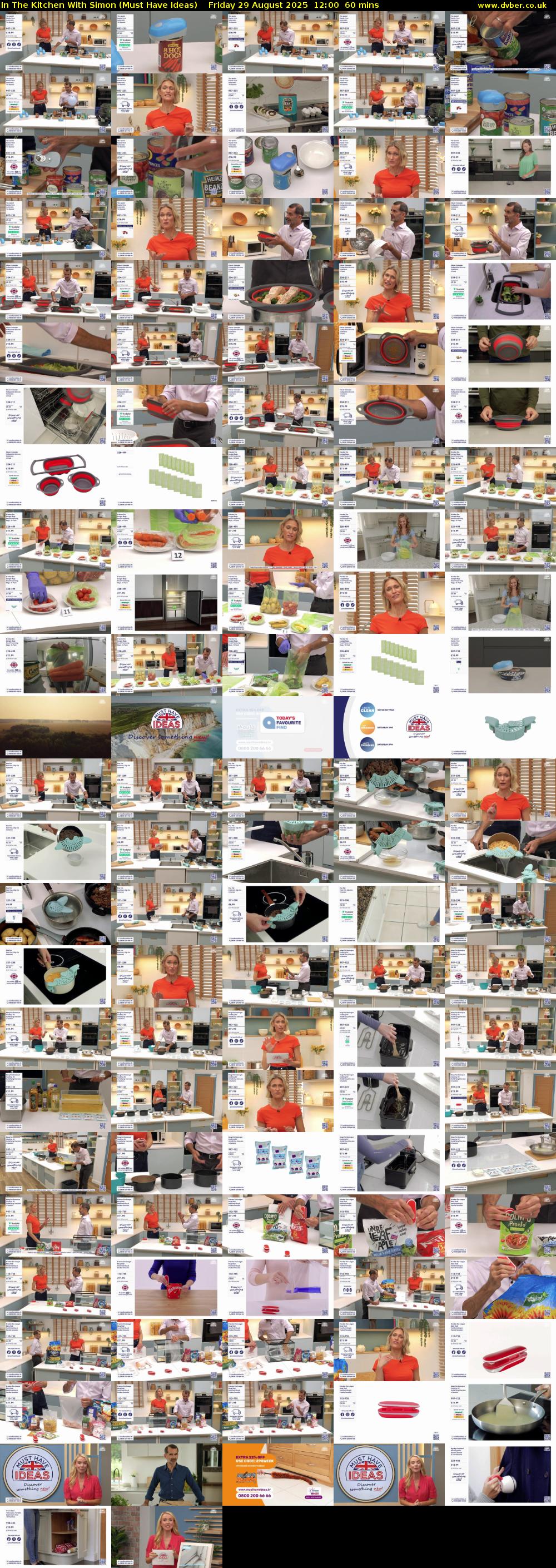 In The Kitchen With Simon (Must Have Ideas) Friday 29 August 2025 12:00 - 13:00