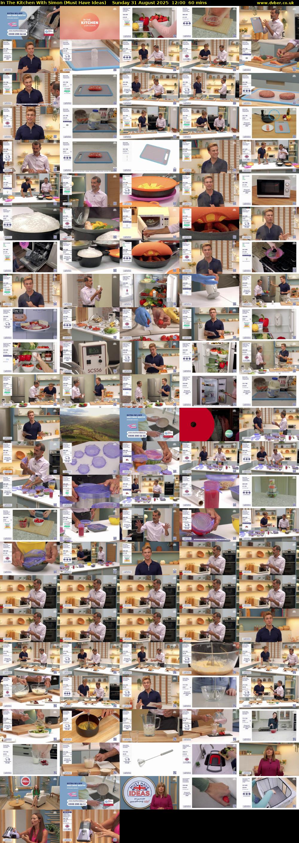 In The Kitchen With Simon (Must Have Ideas) Sunday 31 August 2025 12:00 - 13:00