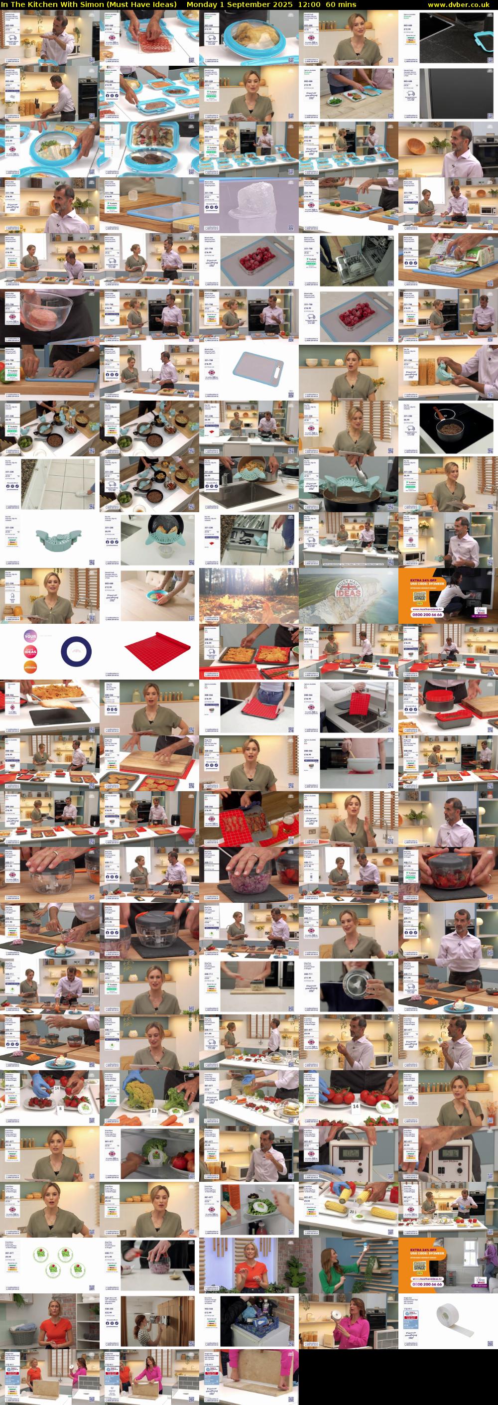 In The Kitchen With Simon (Must Have Ideas) Monday 1 September 2025 12:00 - 13:00