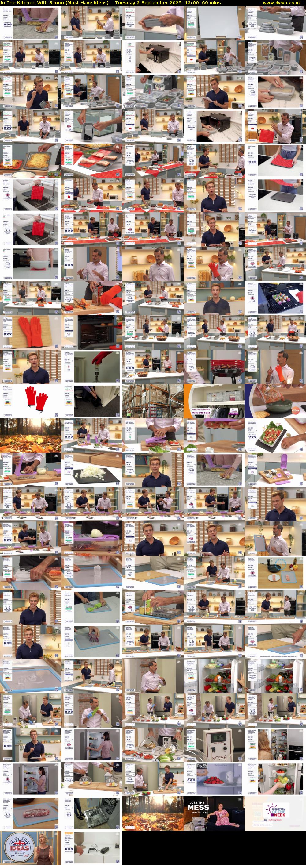 In The Kitchen With Simon (Must Have Ideas) Tuesday 2 September 2025 12:00 - 13:00