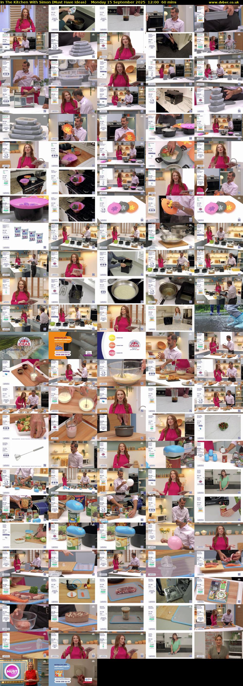 In The Kitchen With Simon (Must Have Ideas) Monday 15 September 2025 12:00 - 13:00