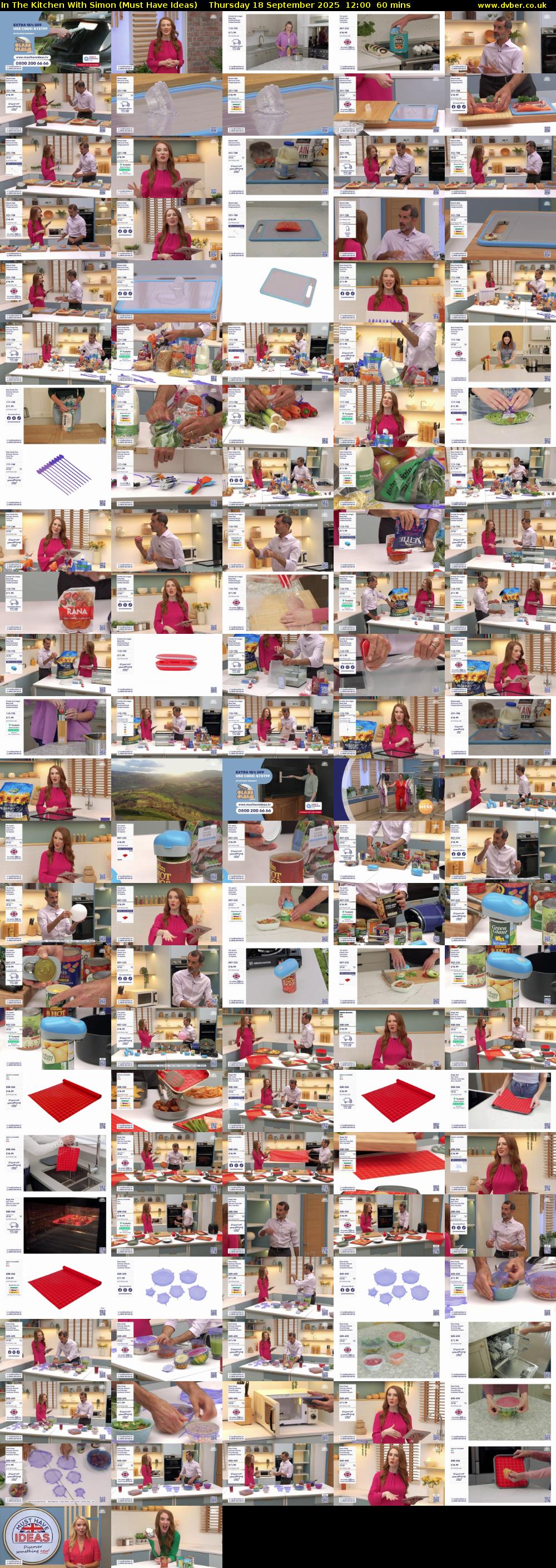 In The Kitchen With Simon (Must Have Ideas) Thursday 18 September 2025 12:00 - 13:00
