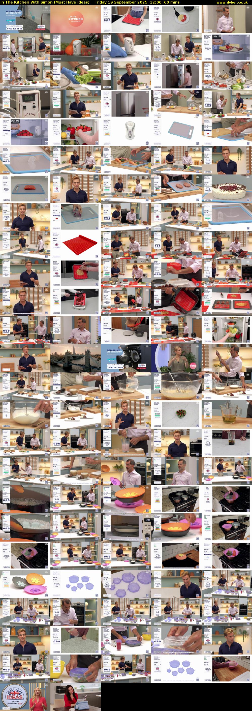 In The Kitchen With Simon (Must Have Ideas) Friday 19 September 2025 12:00 - 13:00
