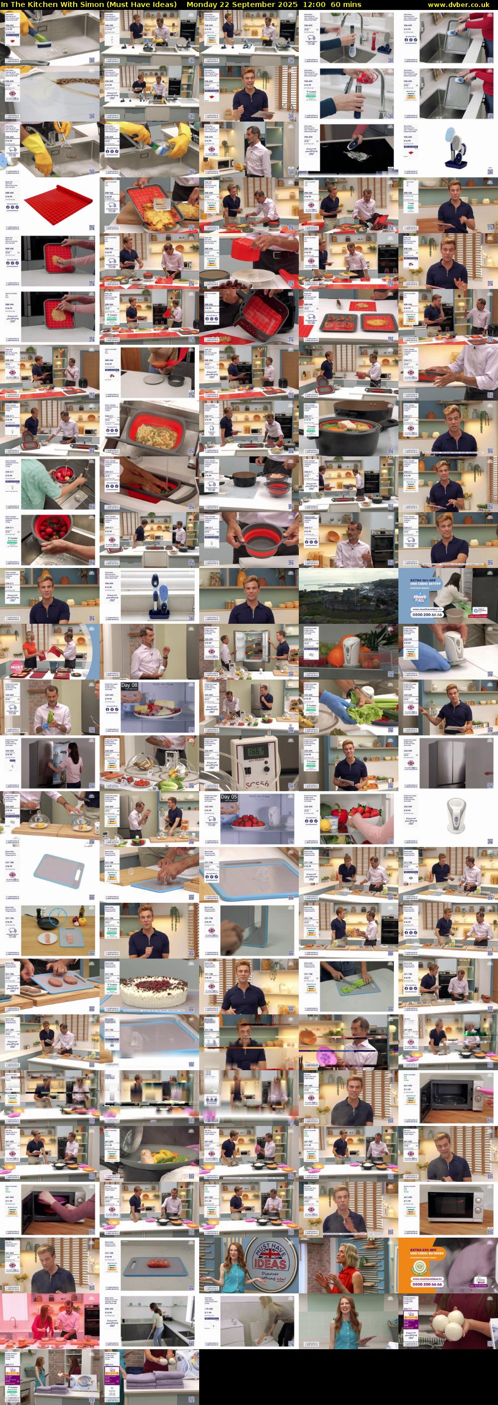 In The Kitchen With Simon (Must Have Ideas) Monday 22 September 2025 12:00 - 13:00