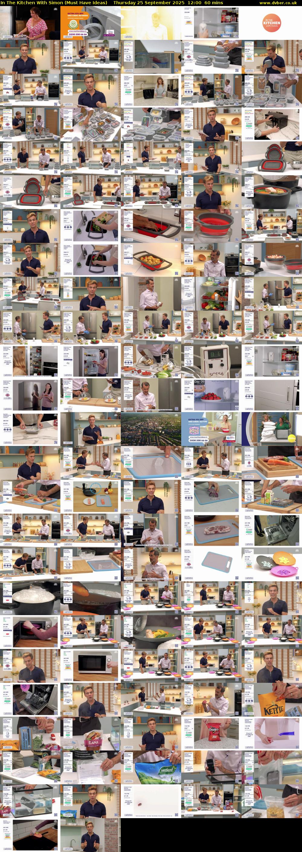 In The Kitchen With Simon (Must Have Ideas) Thursday 25 September 2025 12:00 - 13:00