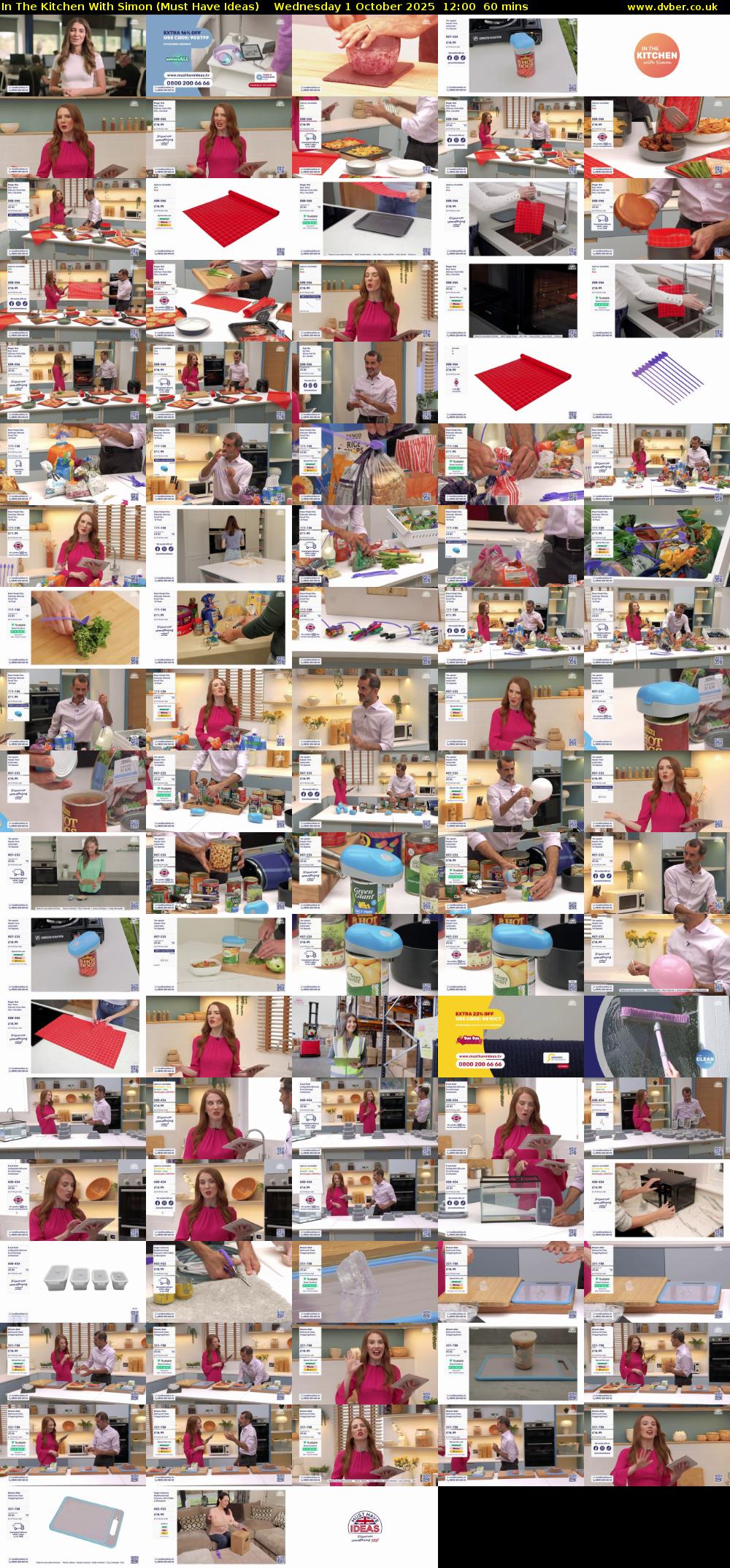 In The Kitchen With Simon (Must Have Ideas) Wednesday 1 October 2025 12:00 - 13:00